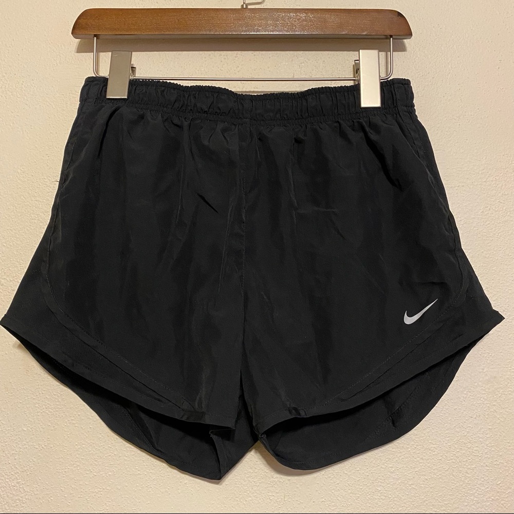 Solid Black Nike Shorts